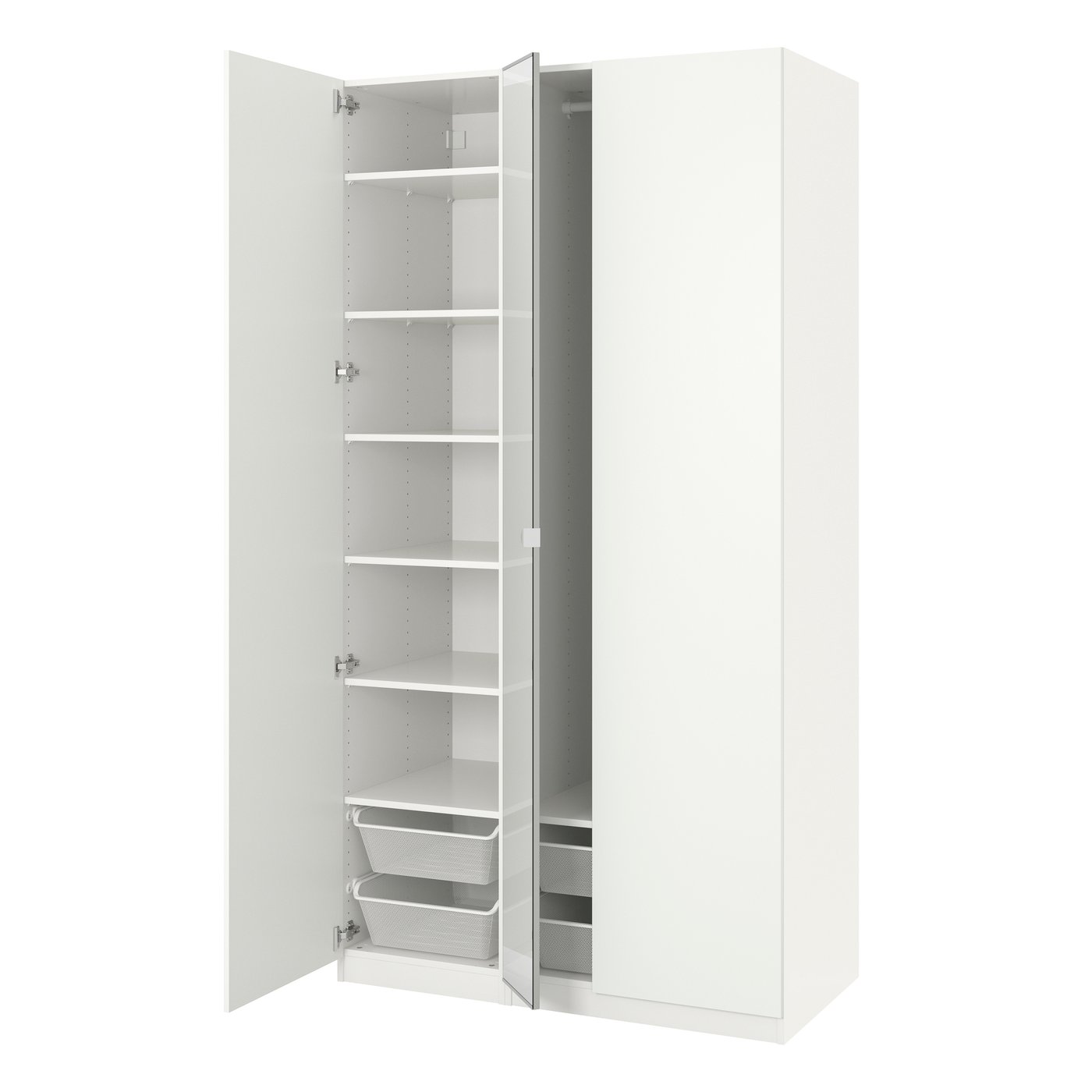 IKEA - FARDAL ovi, korkeakiilto valkoinen, 50x195 cm