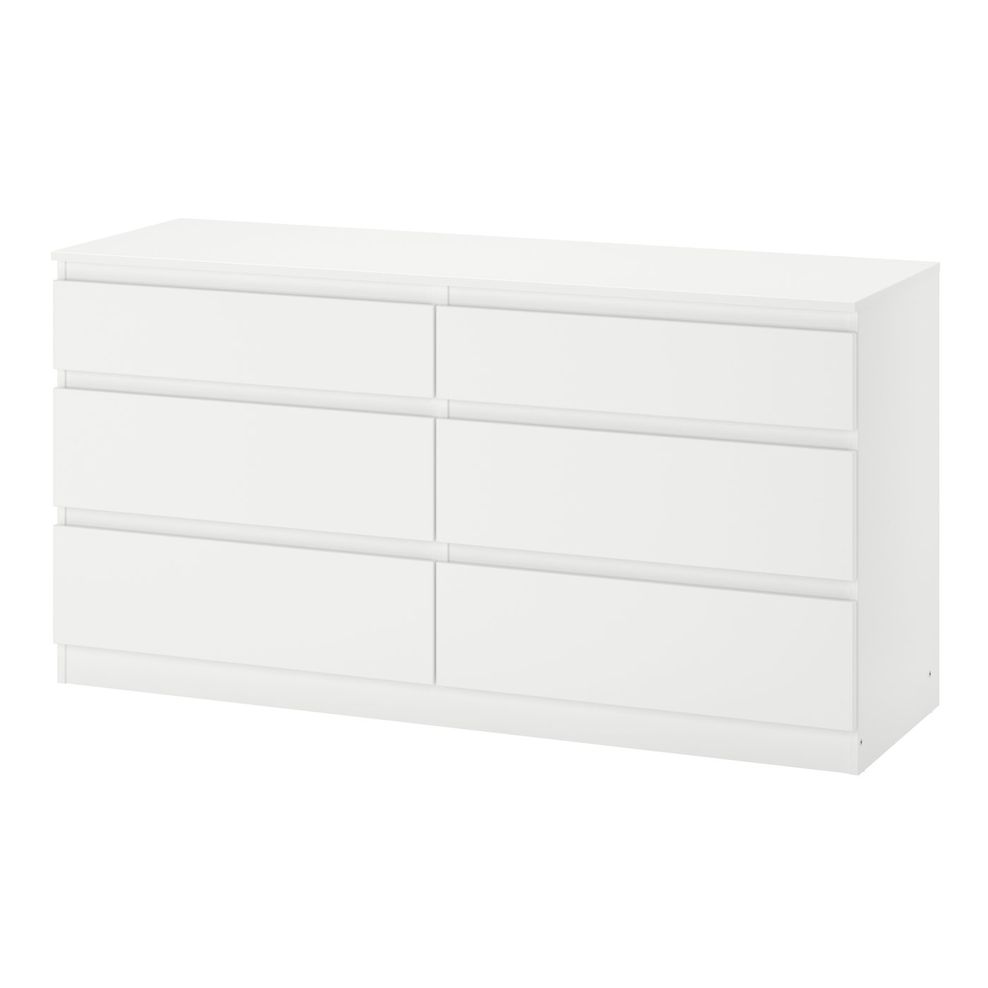 IKEA - KULLEN lipasto, 6 laatikkoa, valkoinen