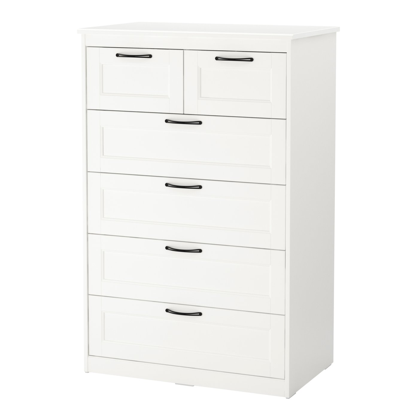 IKEA - SONGESAND lipasto, 6 laatikkoa, valkoinen