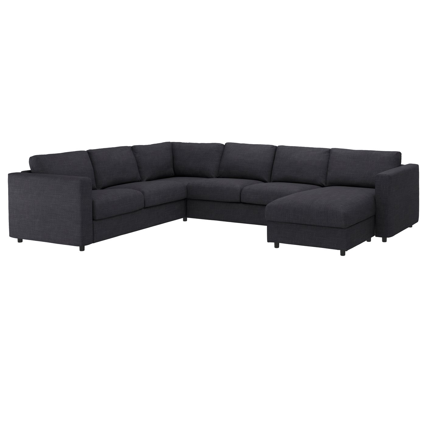 IKEA - VIMLE 5:n istuttava kulmavuodesohva, divaanilla/Hillared antrasiitti