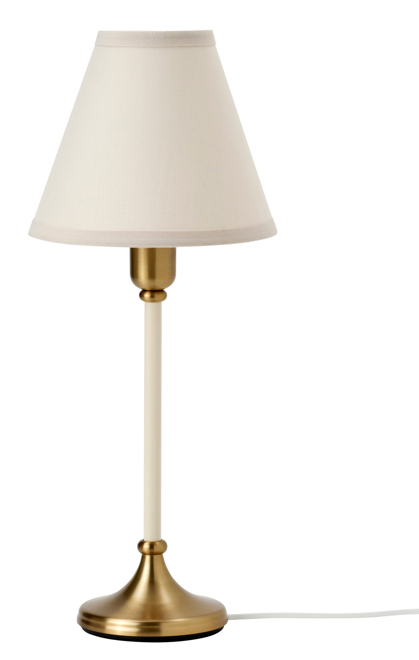 IKEA - FLYGHÖJD pöytävalaisin, messinki/beige