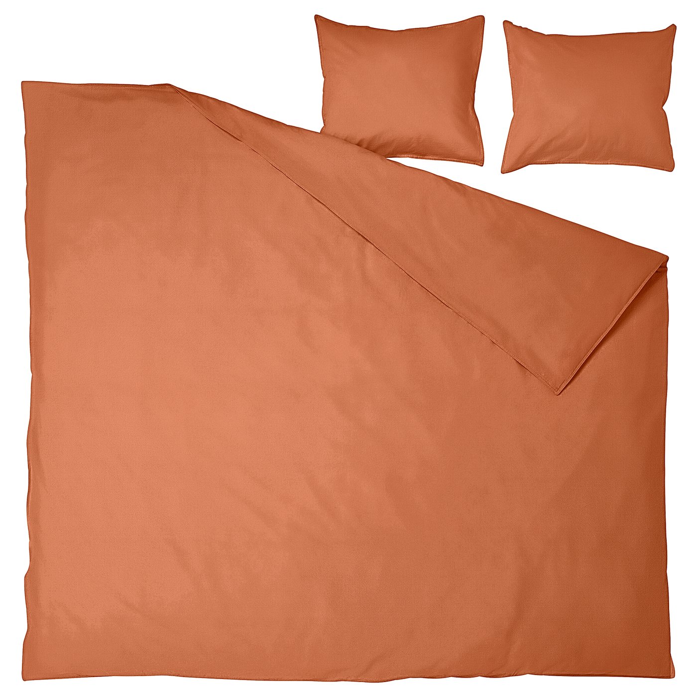 NGSLILJA Pussilakana Ja 2 Tyynyliinaa Punaruskea 240x220 50x60 Cm IKEA NGSLILJA Pussilakana Ja 2 Tyynyliinaa Punaruskea 240x220 50x60 Cm IKEA