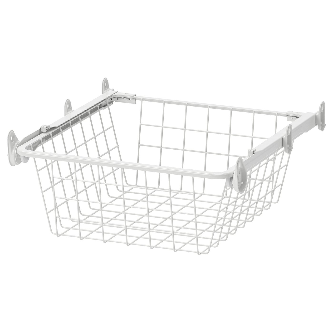 IKEA - ALTARLIDEN ritiläkori+uv korikisko, valkoinen