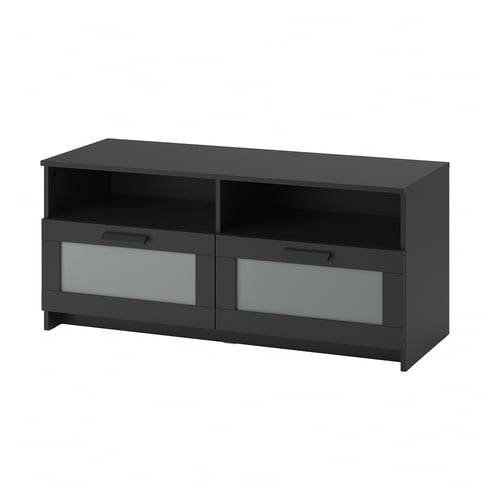 BRIMNES Tv-taso - musta 120x41x53 cm