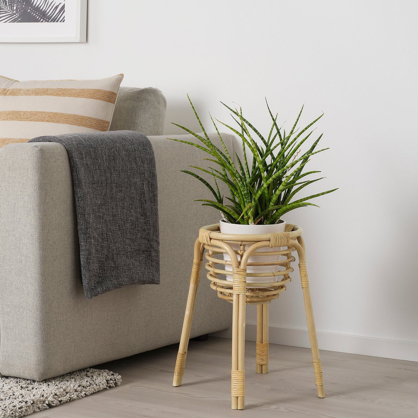 Kukkajalka on kukkien teline IKEA