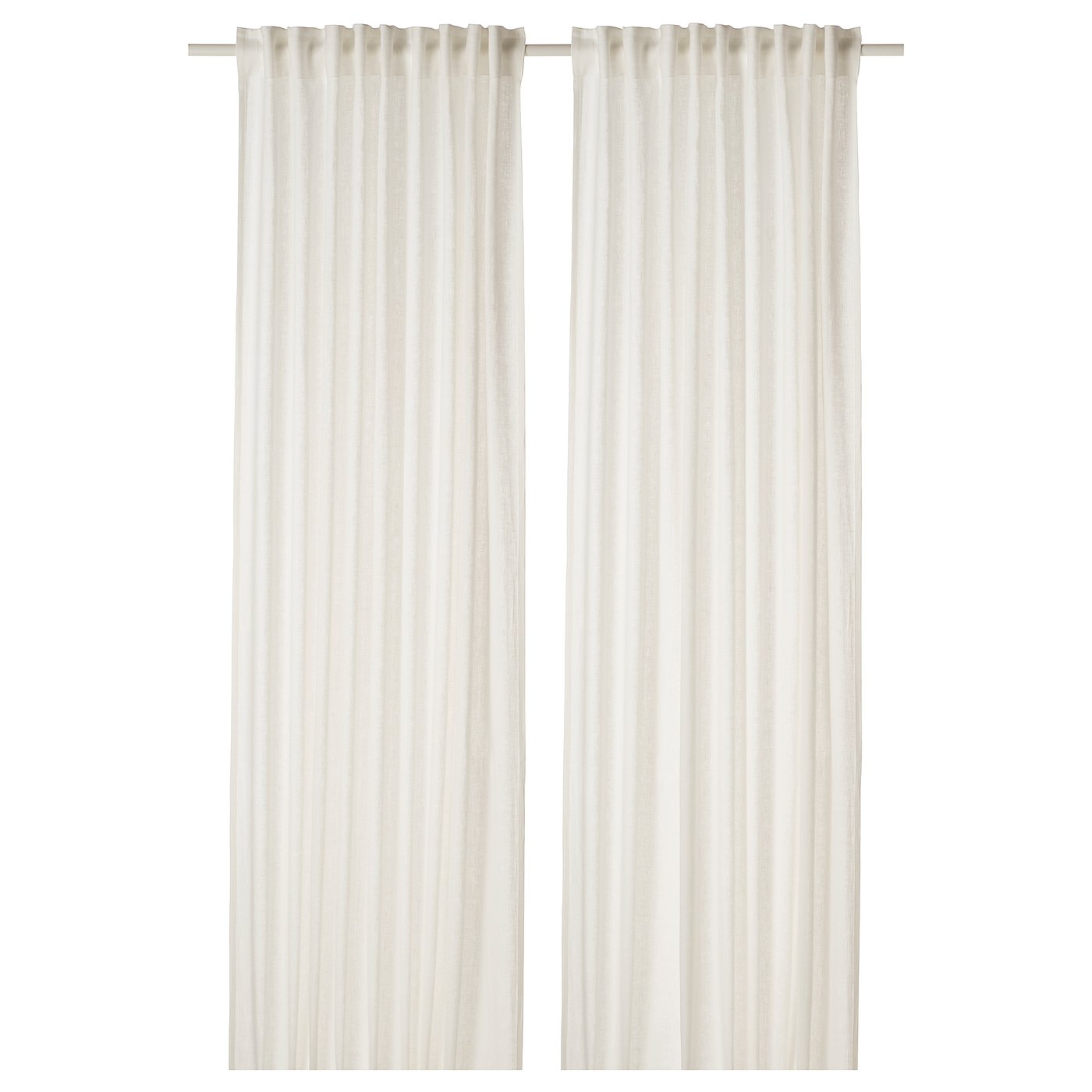 White curtains, 2 pcs
