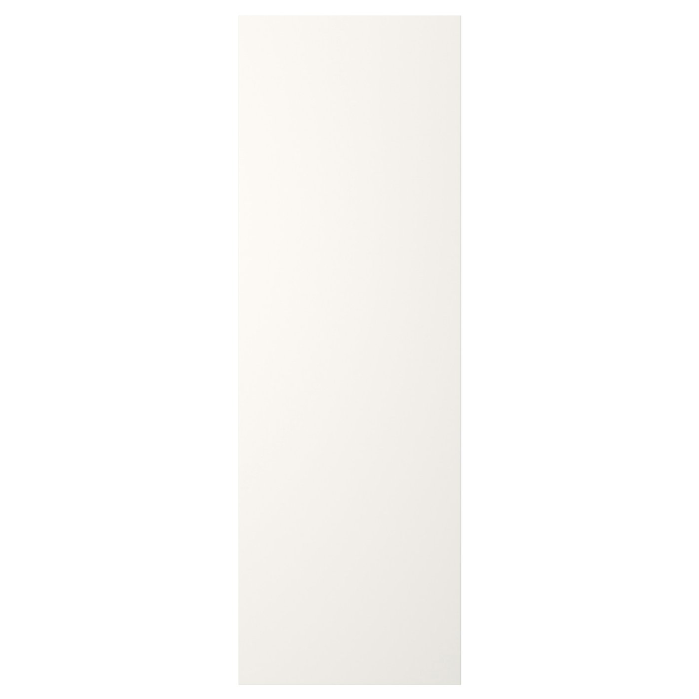 White door with hinges