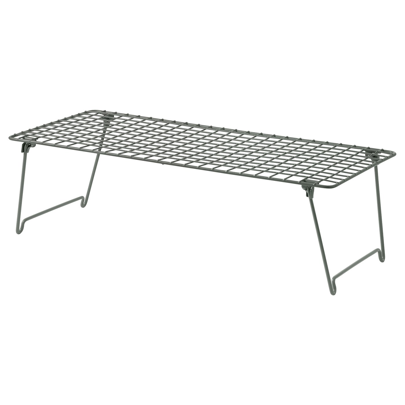 Grey shoe rack
