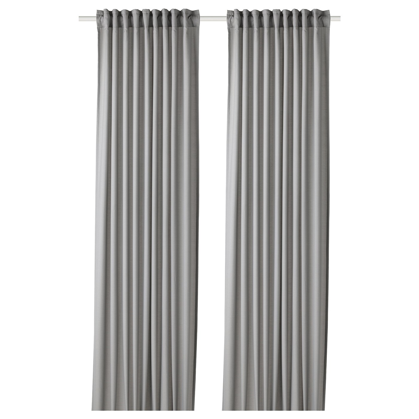 Grey sound-absorbing curtain