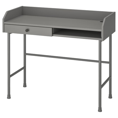 HAUGA Työpöytä - harmaa 100x45 cm