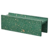 HUNDHAJ vihreä mausteteline, suorakaiteen muotoinen, pilkullinen muotoilu, bambu ja polyuretaani, seisoo tuotteet pystyasennossa.