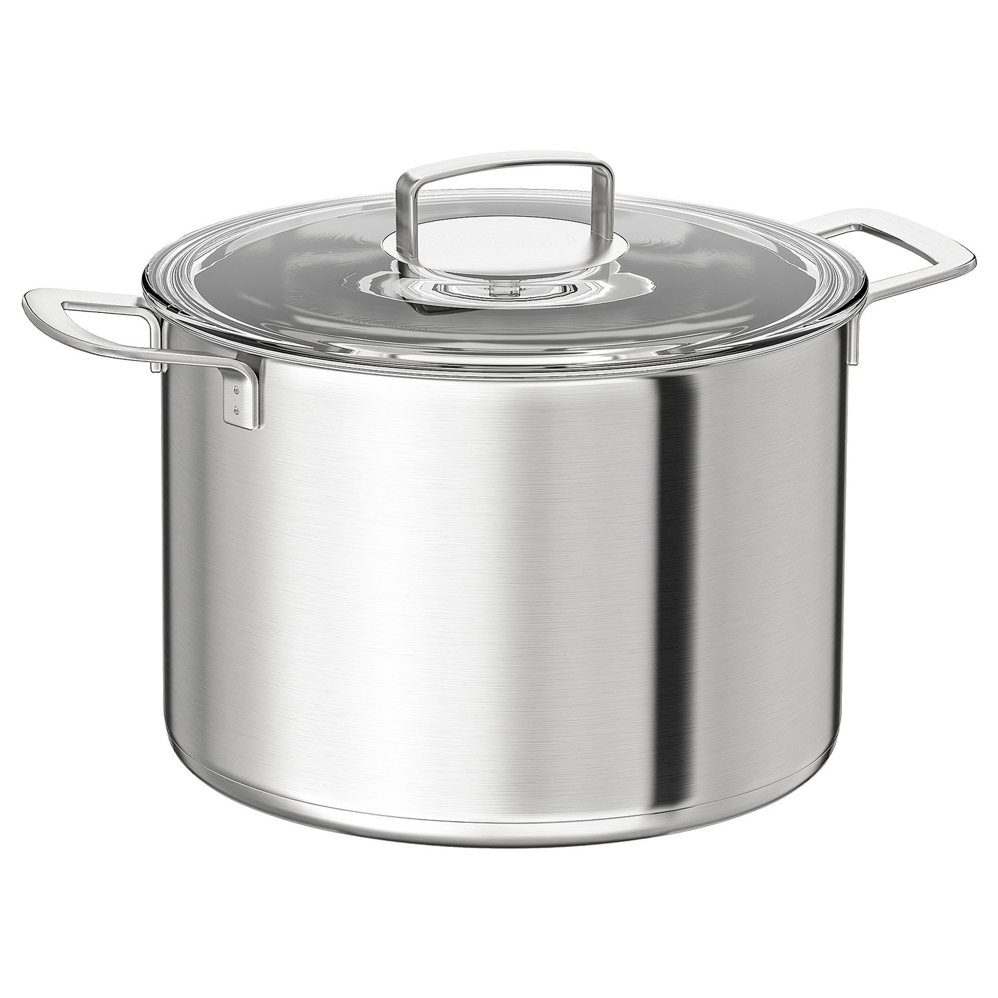 Stainless steel pot with lid