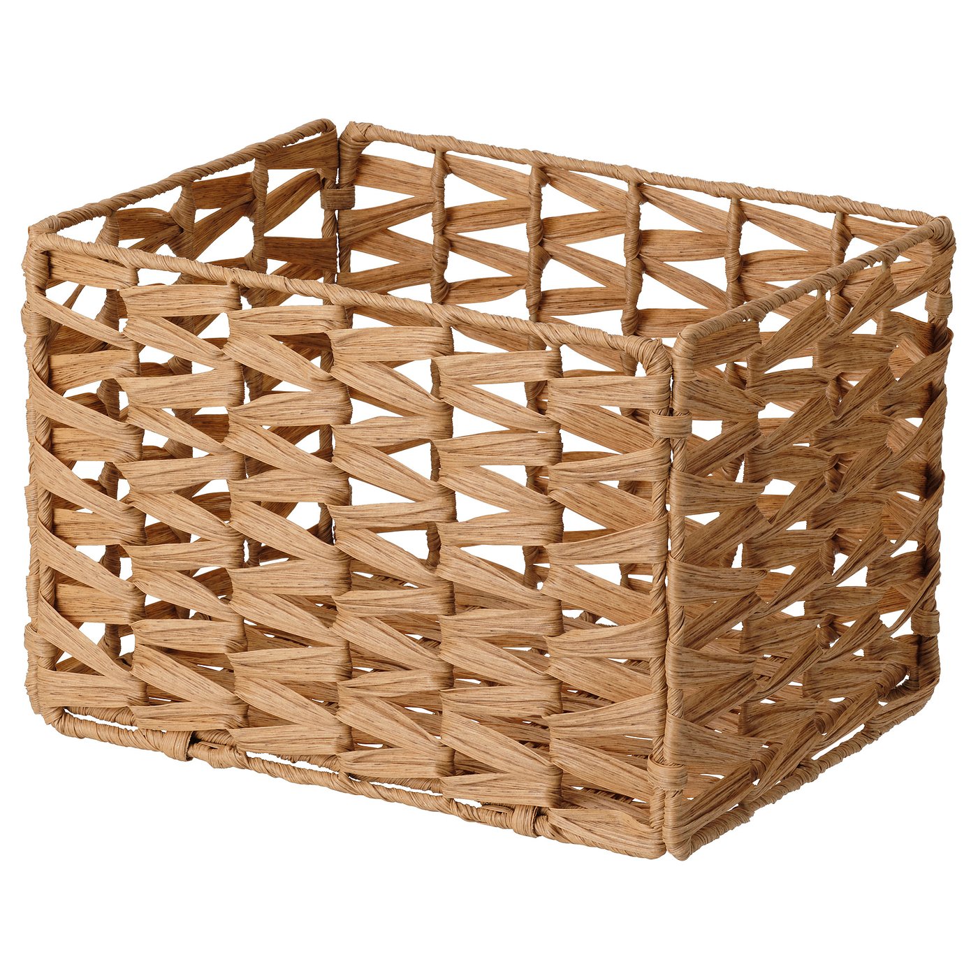 Brown storage basket