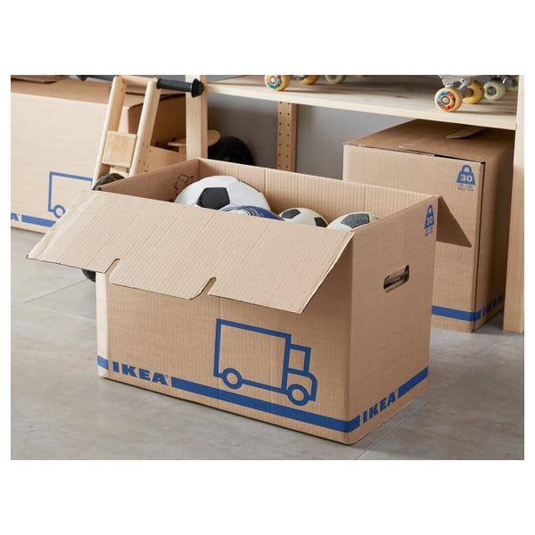 Jattene Muuttolaatikko Ruskea 56x33x41 Cm Ikea