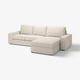KIVIK 3:n istuttava sohva + divaani, Gunnared beige