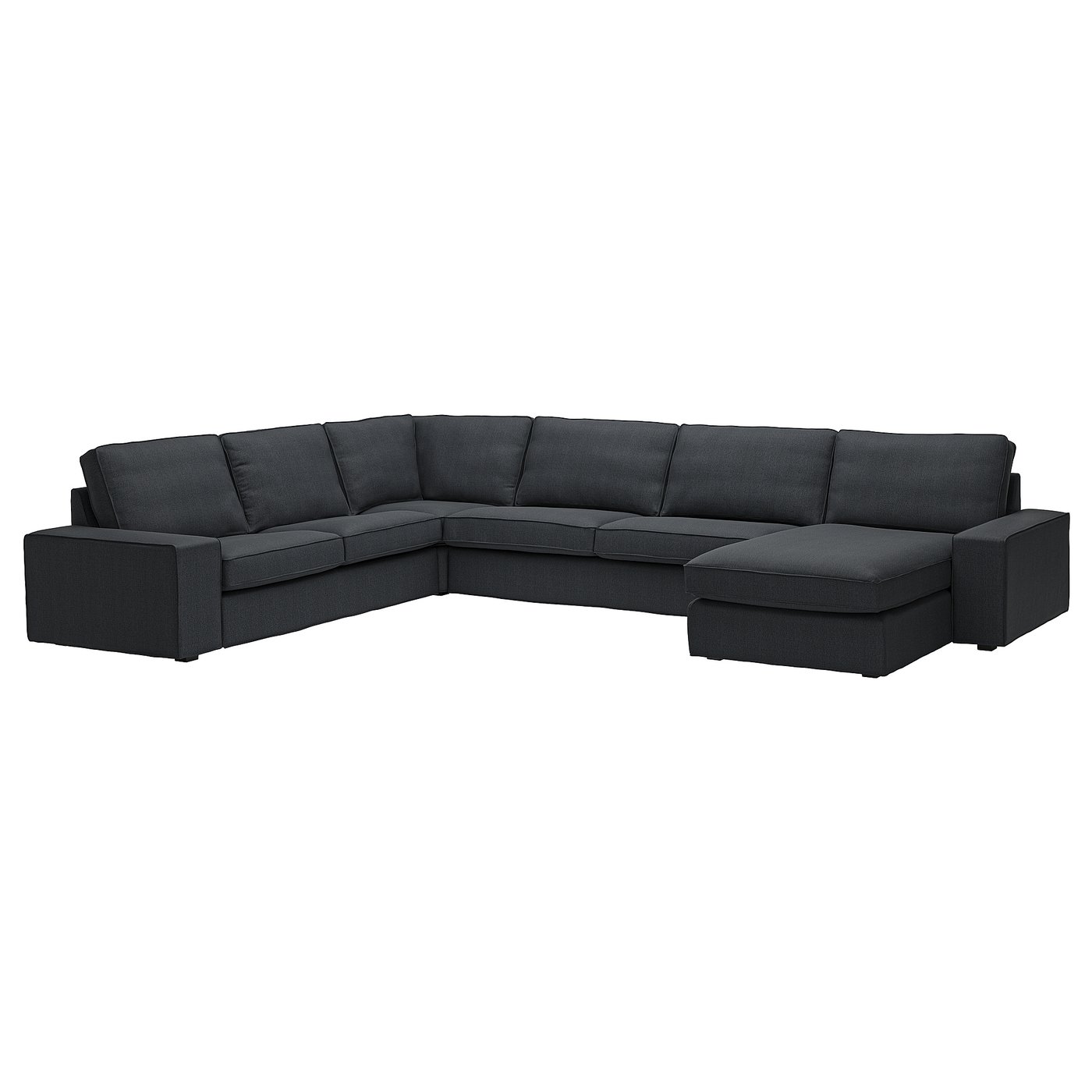 IKEA - KIVIK kulmasohva 6 istuttava divaani, Tresund antrasiitti