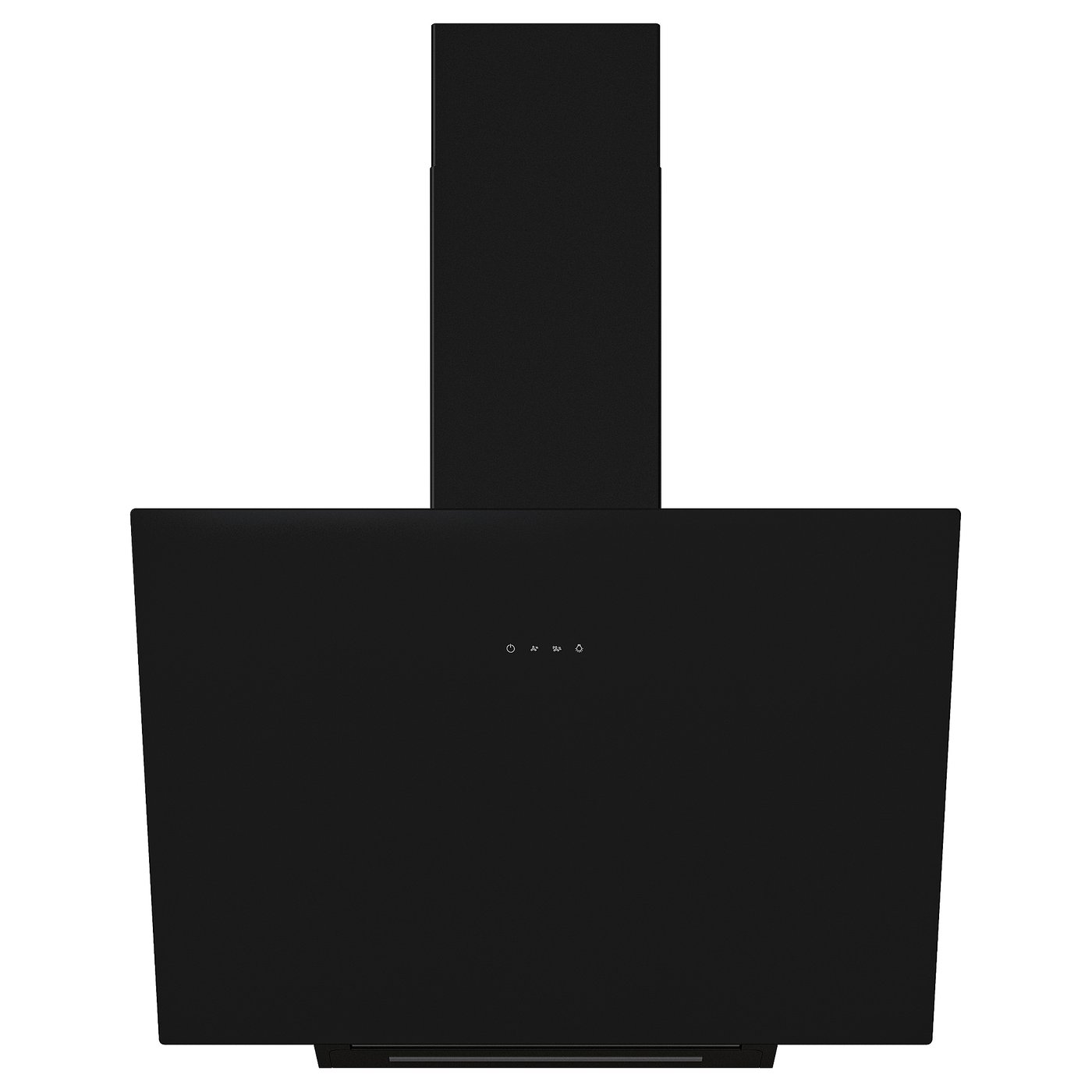 IKEA - KNUVEBO seinään kiinnitettävä liesituuletin, IKEA 500 musta