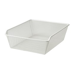 White wire basket