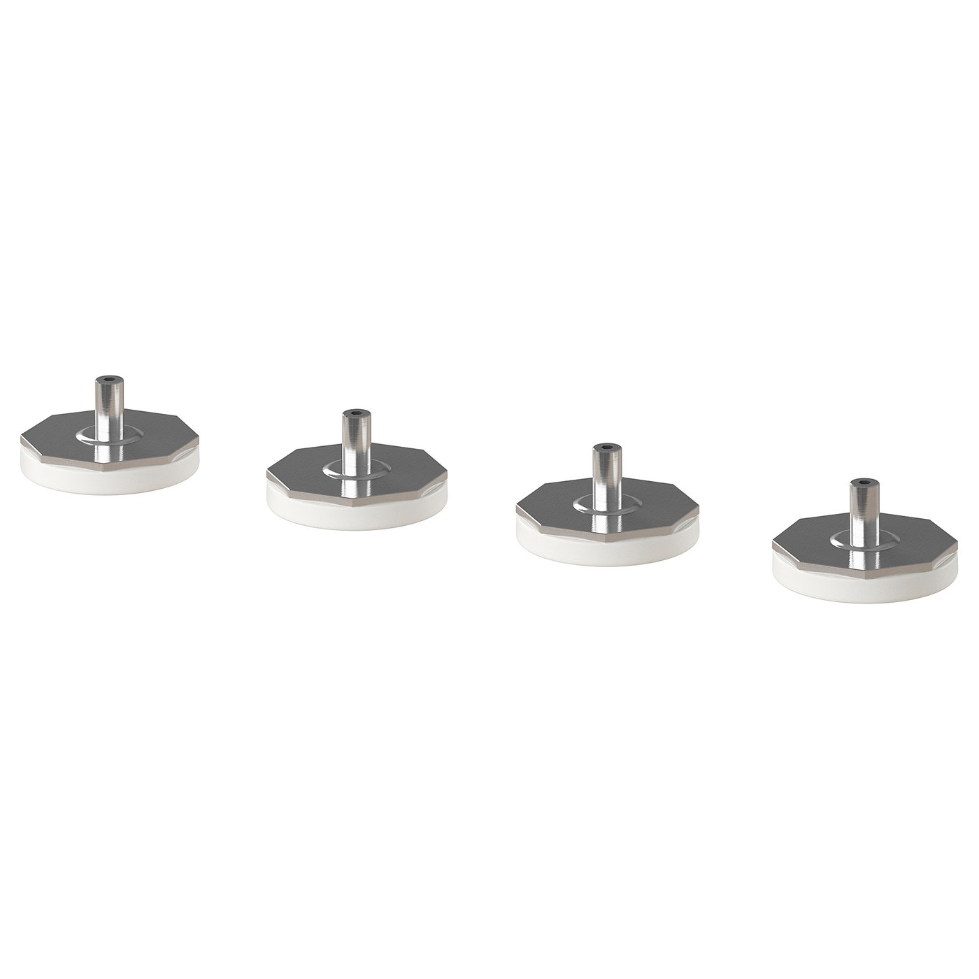 White adjustable leg