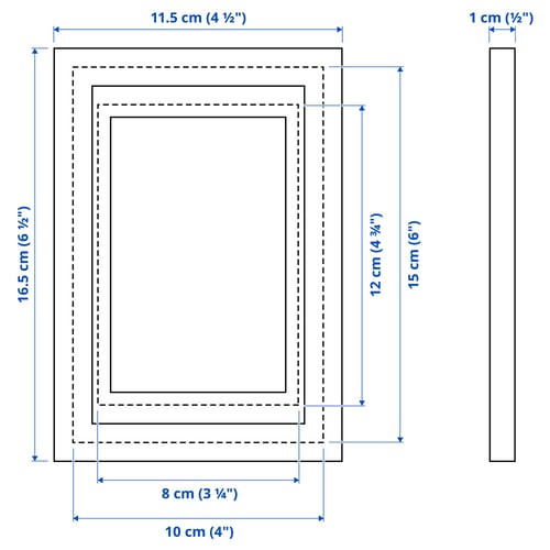 Kuva tuotteen mittoilla: LOMVIKEN.