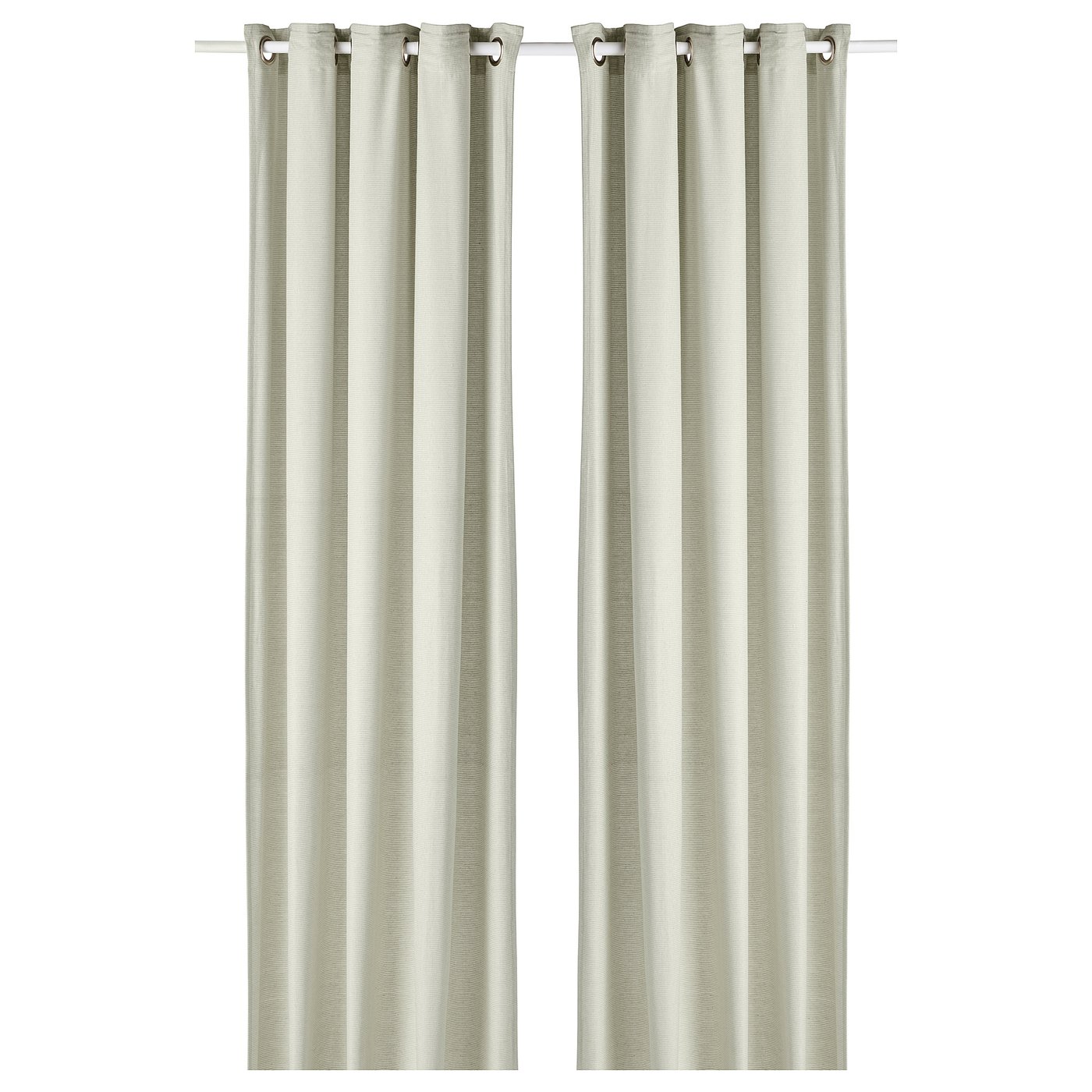 Green curtains, 2 pcs