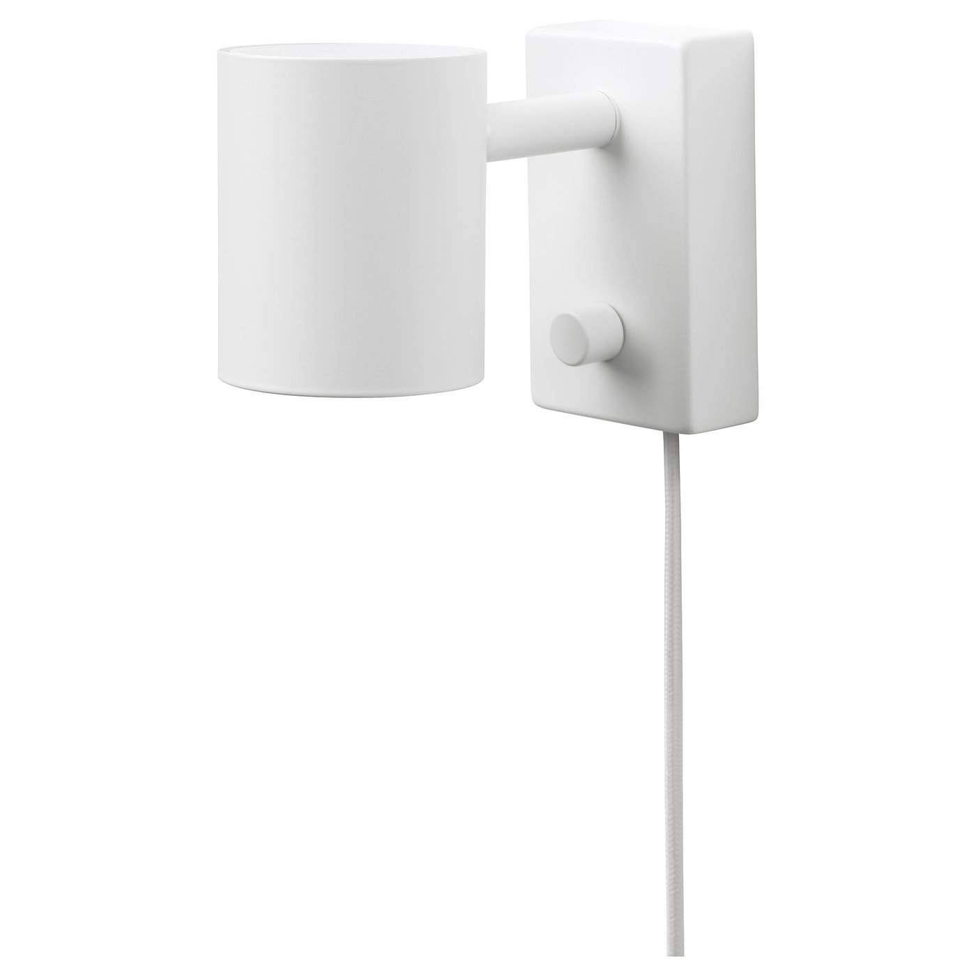 White NYMÅNE wall lamp