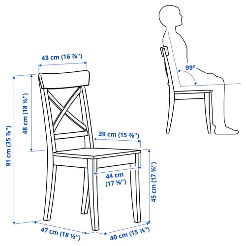 ROSENTORP / ROSENTORP Pöytä + 4 tuolia, musta/musta, 110/155 cm