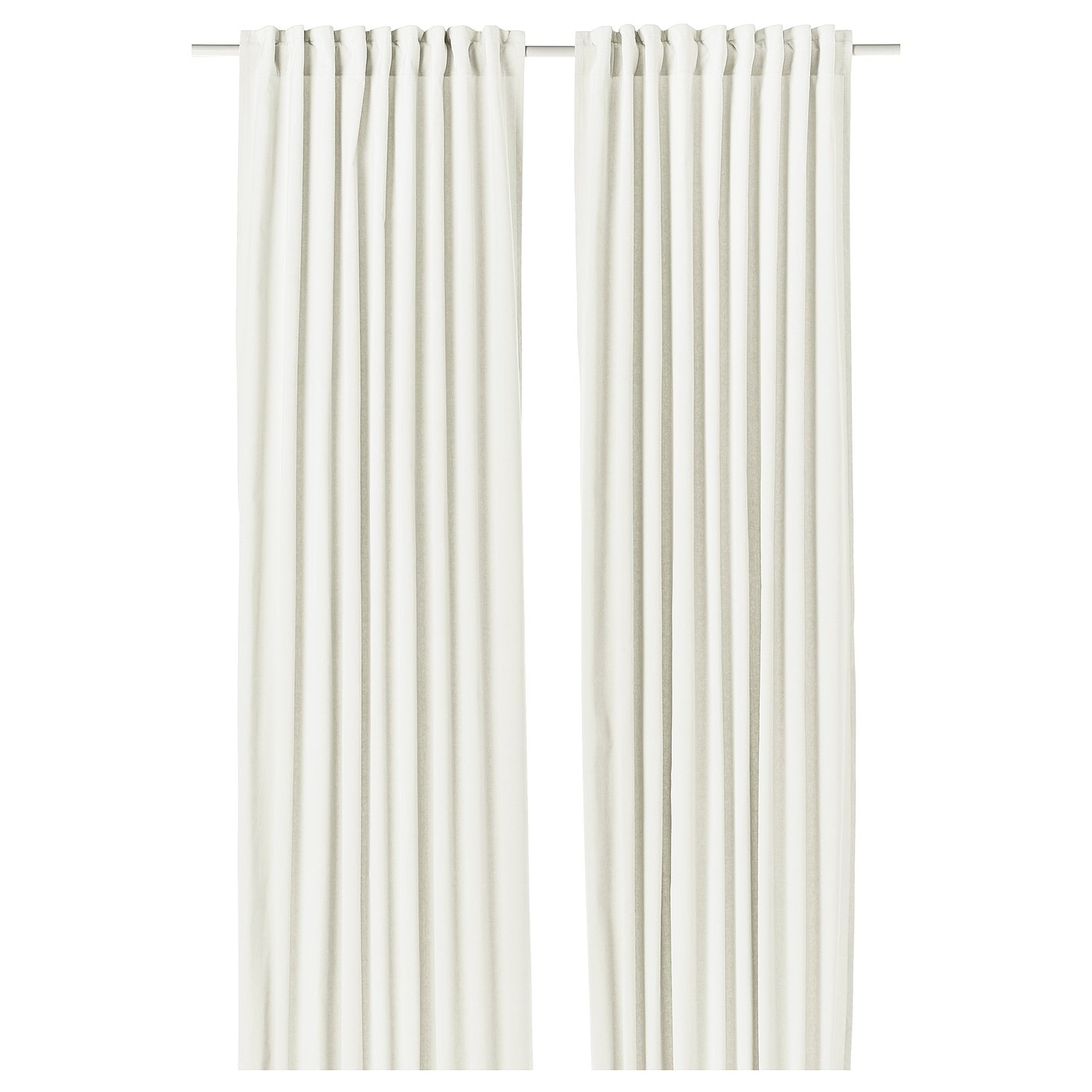 White curtains, 2 pcs