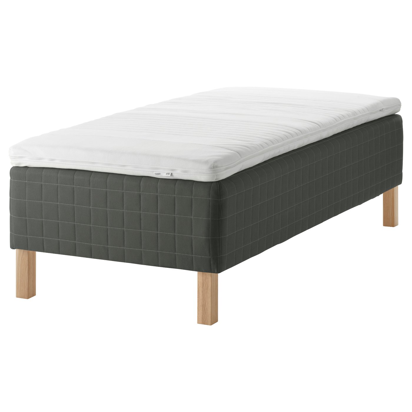 Grey mattress and topper