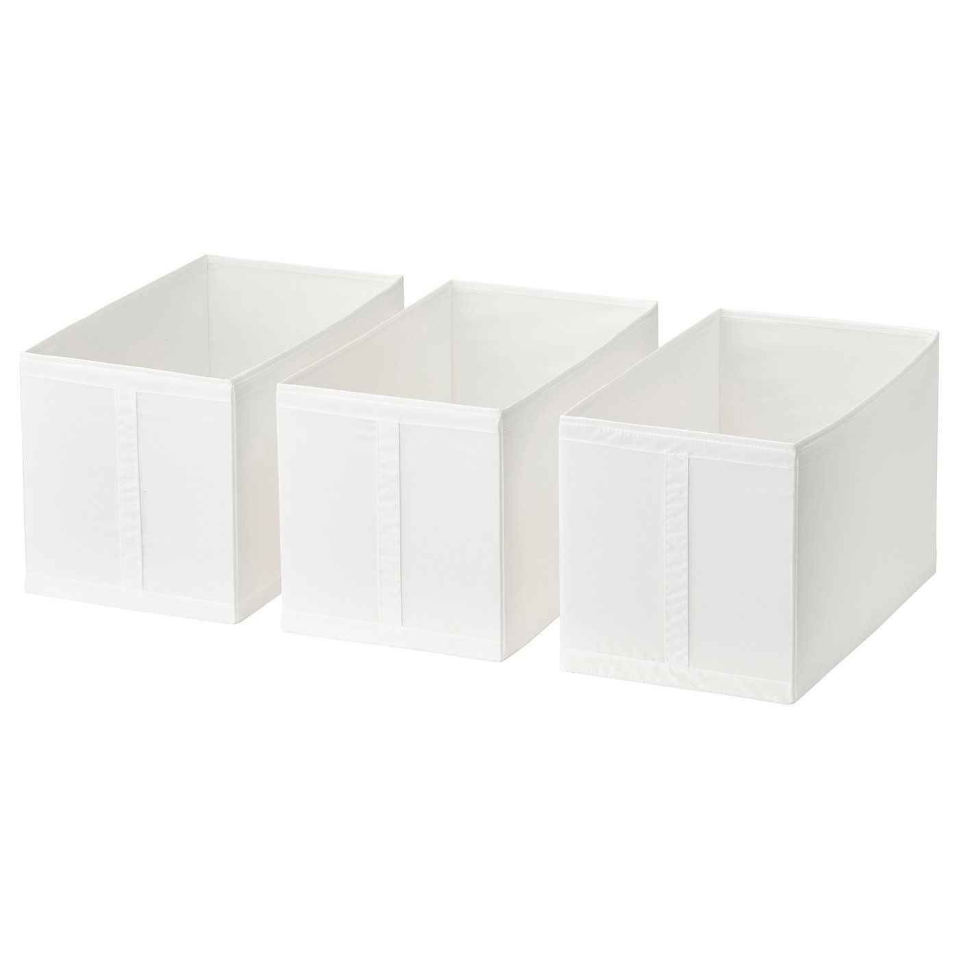 IKEA - SKUBB laatikko, valkoinen, 31x55x33 cm