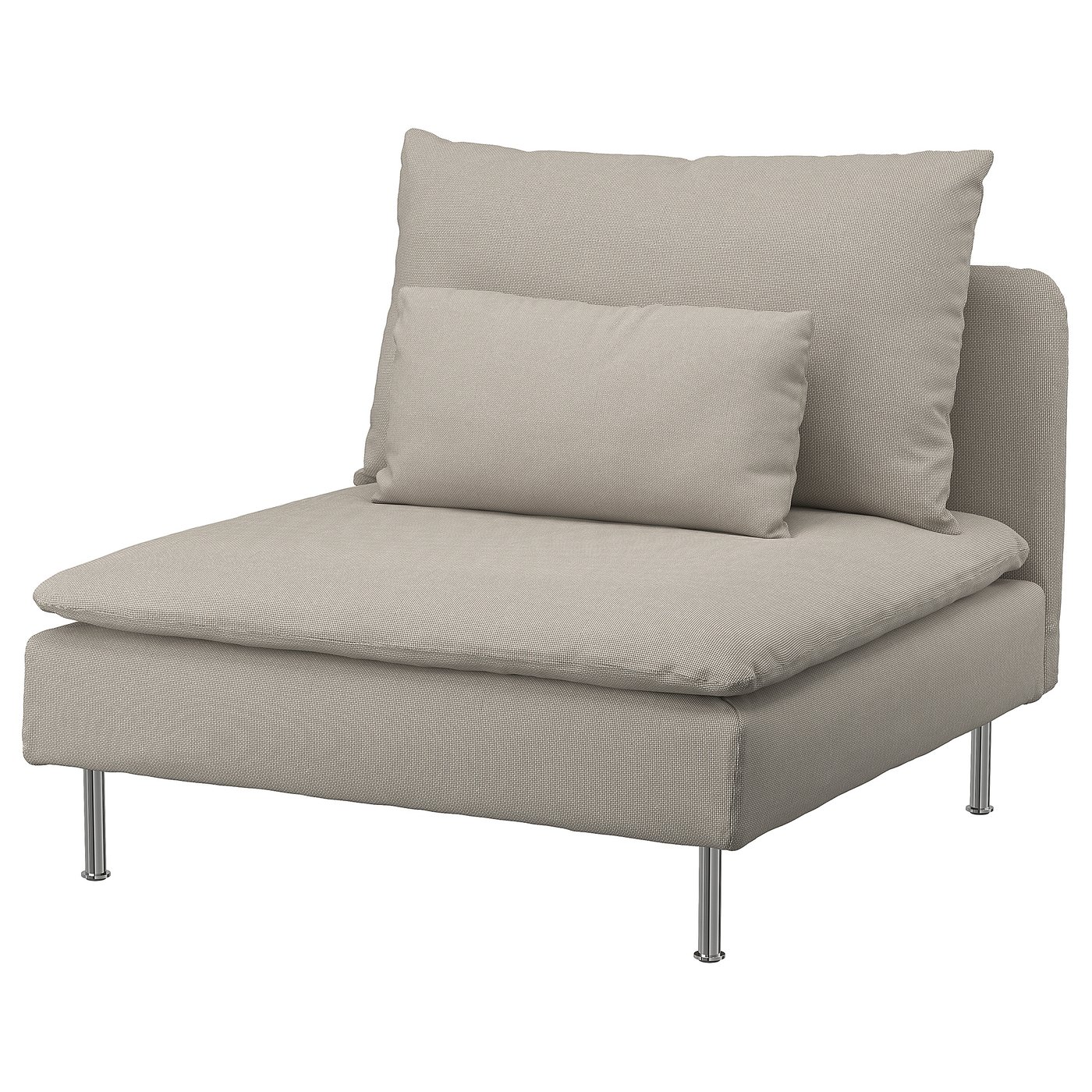 IKEA - SÖDERHAMN 1:n istuttava osa, Fridtuna vaalea beige