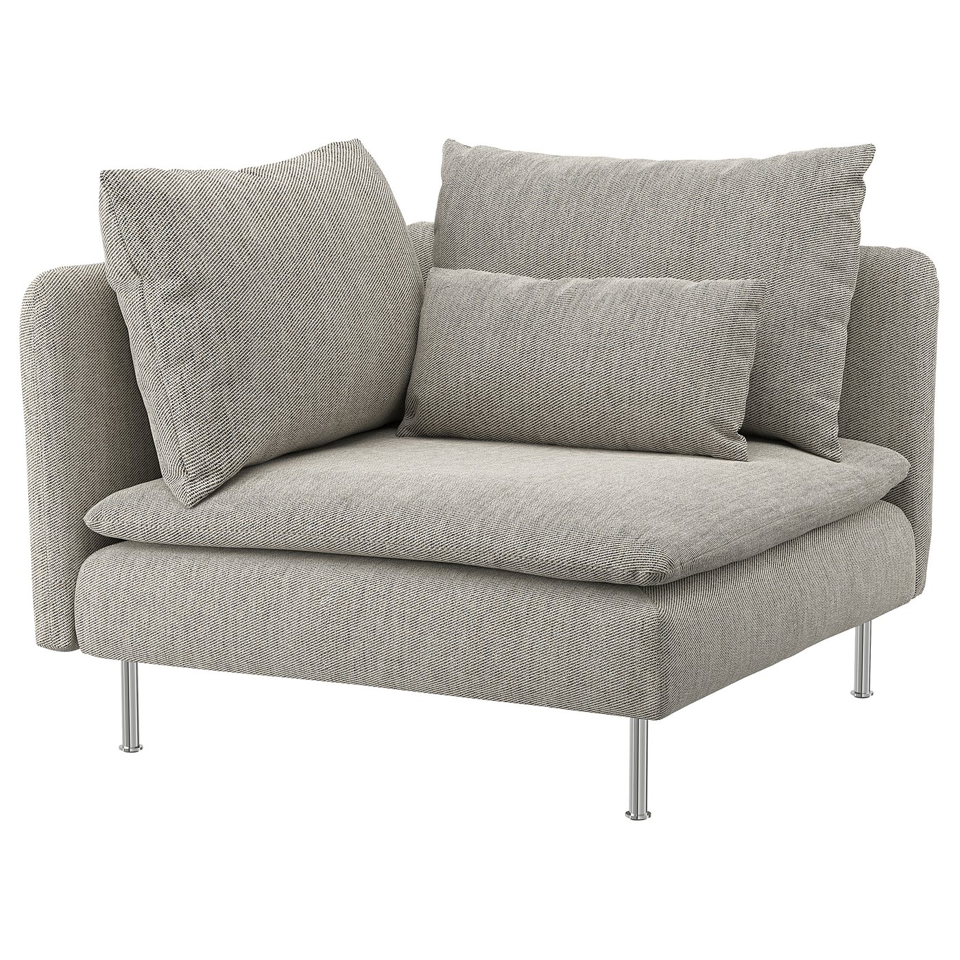 Beige corner sofa cover