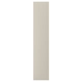 Beige STENSUND-kaapin ovi, jossa uritetut paneelit suorakaiteen muotoisina.