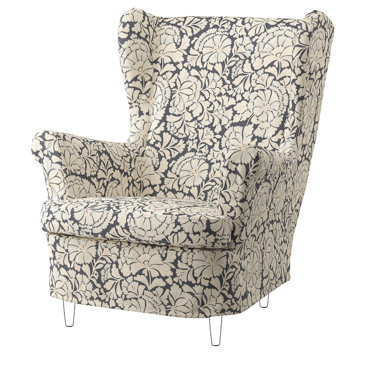 strandmon-irtop-llinen-nojatuolille-ribersborg-tummanharmaa-beige-ikea