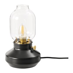 Grey table lamp