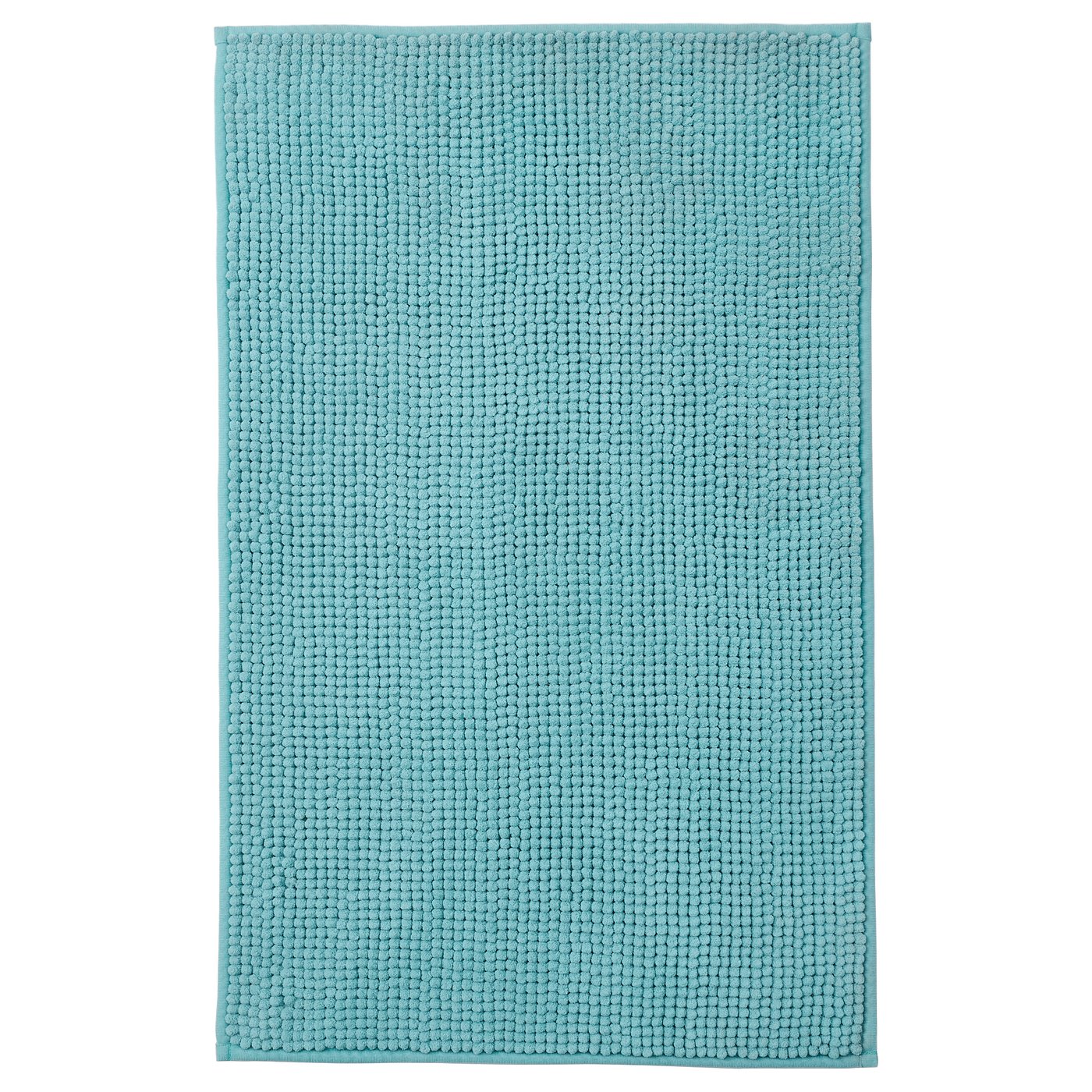 Turquoise bath mat