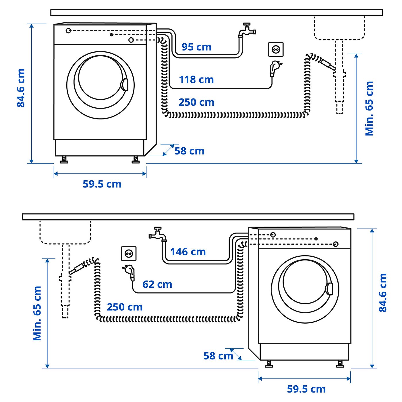 UDDARP Pesukone kuivausrumpu IKEA 500 8 5 Kg IKEA UDDARP Pesukone kuivausrumpu IKEA 500 8 5 Kg IKEA