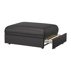Black sofa bed module