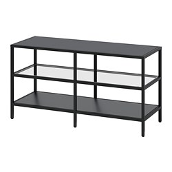 Black brown TV unit