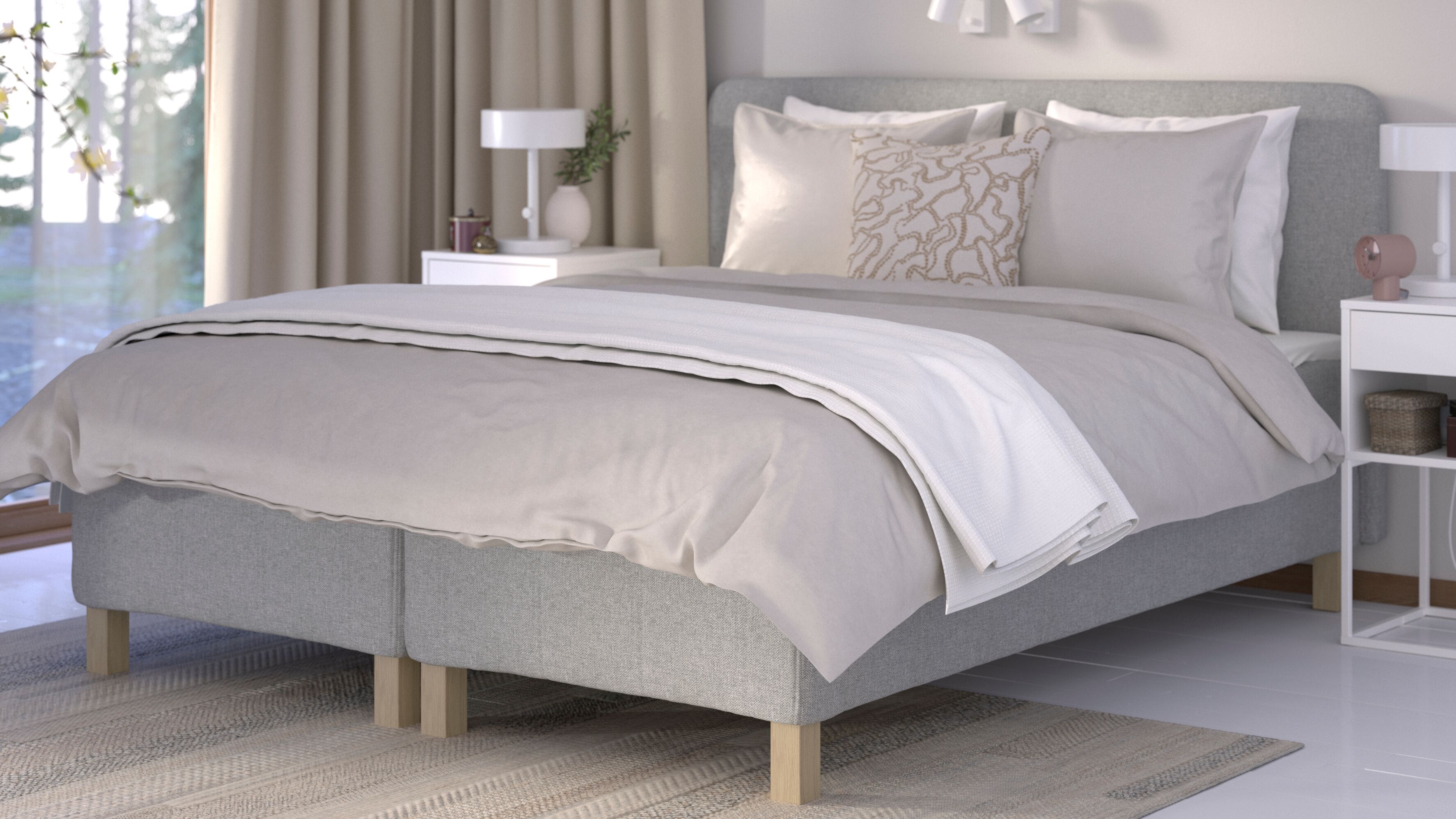 Wooden-base spring mattresses