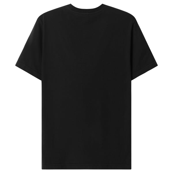 Svart AURTIENDE t-shirt, 100% bomull, klassisk passform, enfärgad design.