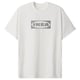 IKEA AURTIENDE vit t-shirt: mjuk bomull, slät framsida, rektangulär logotyp.