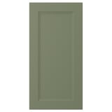 AXSTAD grön skåpdörr, modern traditionell design, matt yta, fyrkantig form, infälld panel, 25 års garanti.