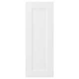 AXSTAD dörr, vit, fiberplatta & folie, rektangulär, infälld panel.