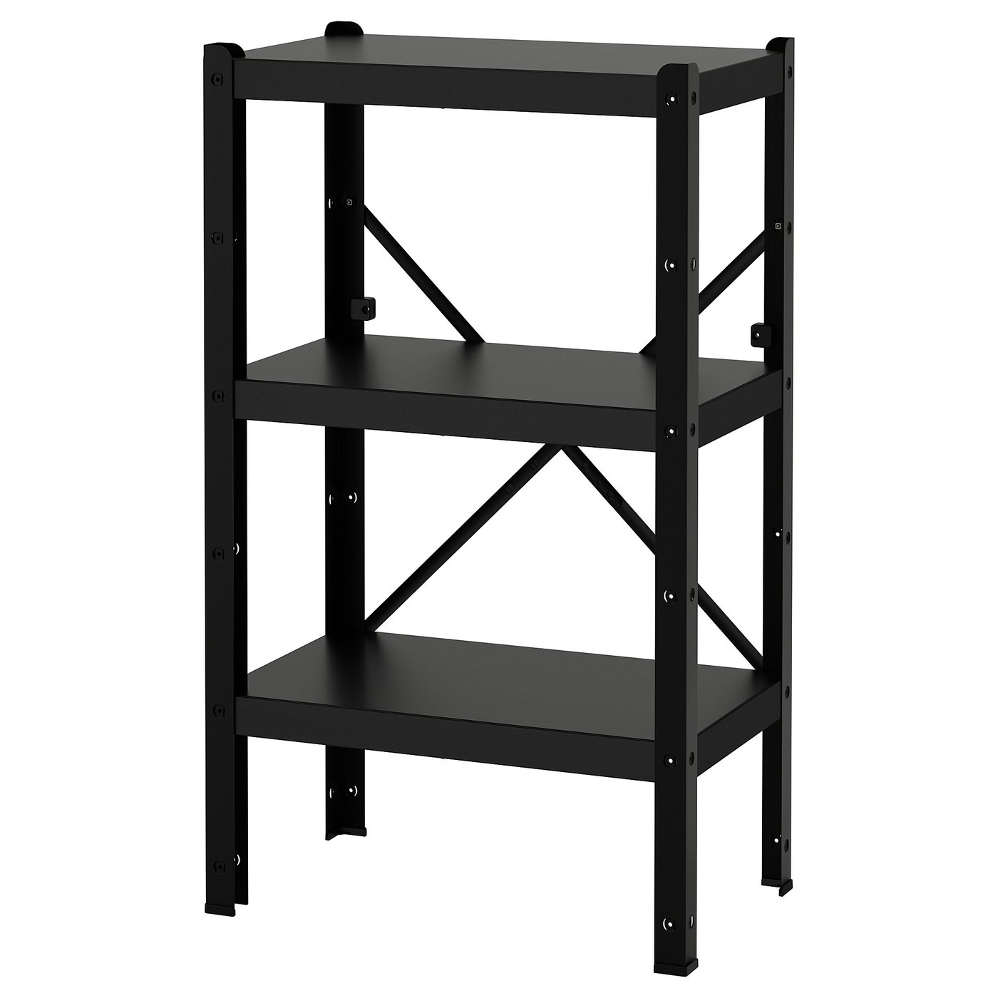 BROR hylla, svart, 65x40x110 cm - IKEA Finland