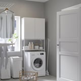 ENHET Förvaringskombination, vit, 80x32x204 cm