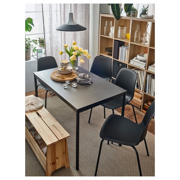 FYRTIOFYRA Taklampa, vit/svart, 38 cm