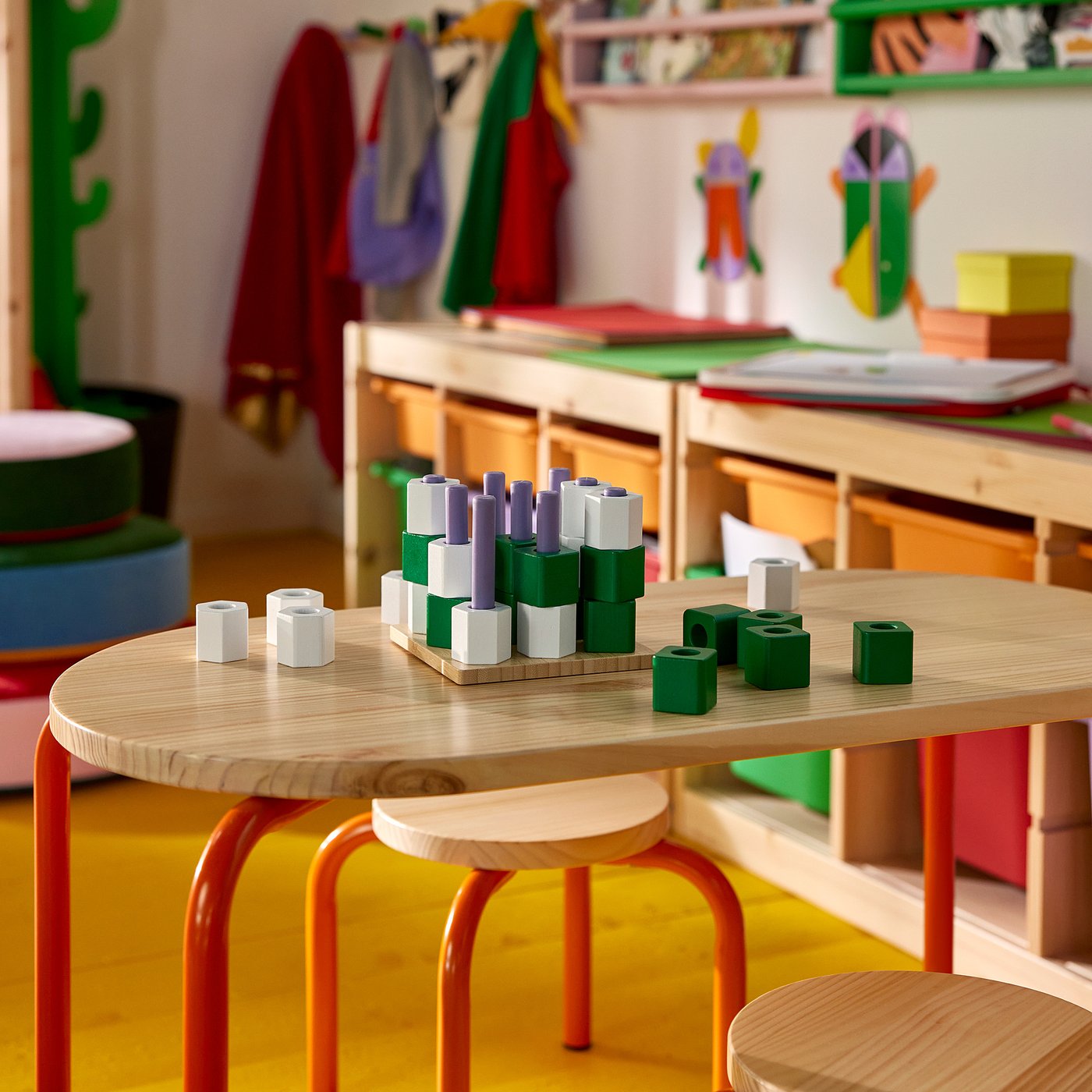 GREJSIMOJS Brädspel, luffarschack/flerfärgad