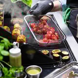 GRILLTIDER Grillkorg, rostfritt stål, 33x19 cm