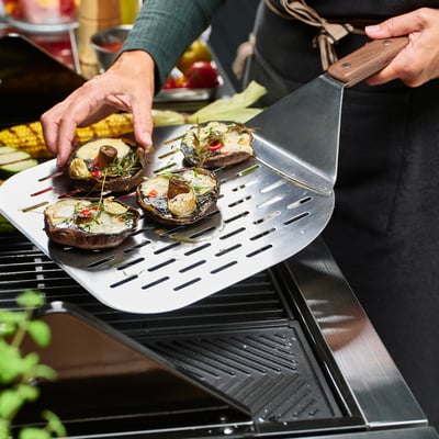 HAVSTULPAN Pizzaspade, rostfritt stål/bok, 57 cm